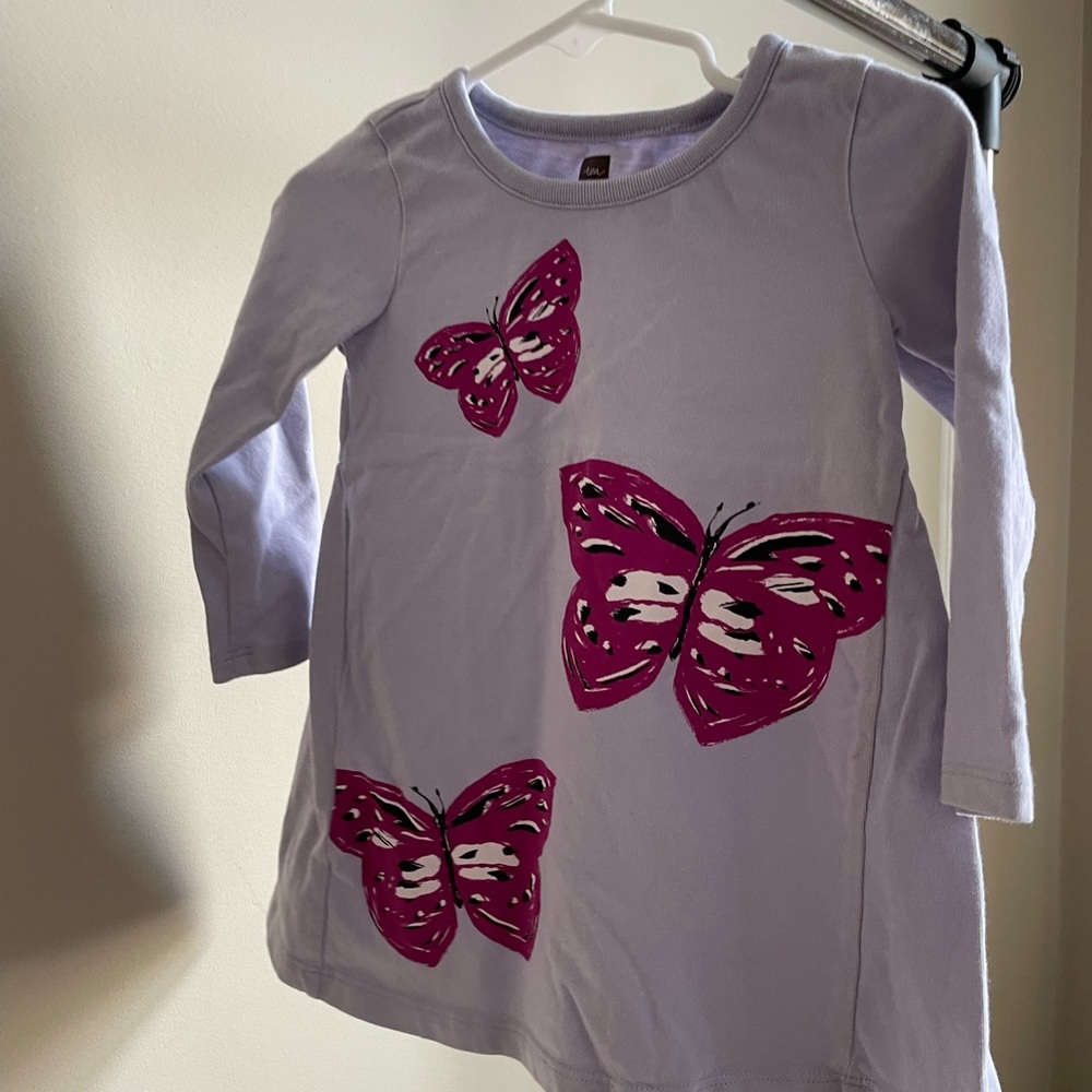Tea Collection 3/4 length sleeve graphic dress